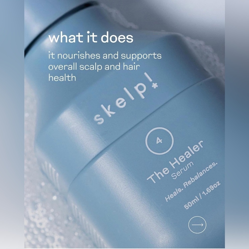 Skelp The Healer Nourishing Hair Serum Biotin Supporting Hair Growth Shiner Hair - Picture 2 of 7